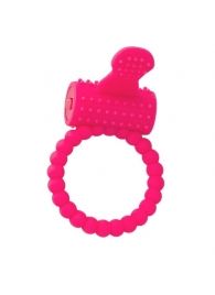 Розовое силиконовое виброкольцо A-toys - A-toys - в Пушкино купить с доставкой