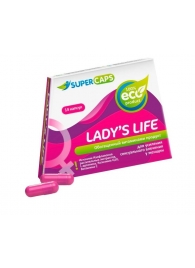 Возбуждающие капсулы Ladys Life - 14 капсул (0,35 гр.) - SuperCaps - купить с доставкой в Пушкино