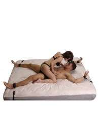 Бондаж для фиксации на кровати Frisky Bedroom Restraint Kit - XR Brands - купить с доставкой в Пушкино