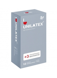 Презервативы с точками Unilatex Dotted - 12 шт. + 3 шт. в подарок - Unilatex - купить с доставкой в Пушкино