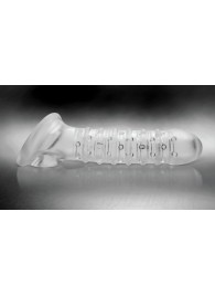 Утолщающая ребристая насадка на пенис - Доминирующее кольцо - в Пушкино купить с доставкой