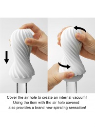 Мастурбатор FLEX Rocky Black с плотным рельефом - Tenga - в Пушкино купить с доставкой