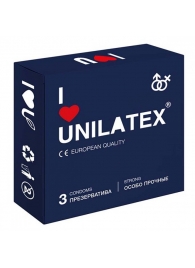Ультрапрочные презервативы Unilatex Extra Strong - 3 шт. - Unilatex - купить с доставкой в Пушкино