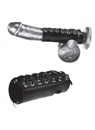 Сбруя на член на шнуровке 5  Cock Sheath - BlueLine - купить с доставкой в Пушкино