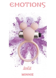 Розовое эрекционное виброколечко Emotions Minnie Light pink - Lola Games - в Пушкино купить с доставкой