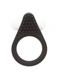 Чёрное эрекционное кольцо LIT-UP SILICONE STIMU RING 1 BLACK - Dream Toys - в Пушкино купить с доставкой