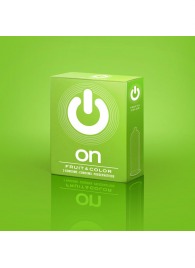 Цветные ароматизированные презервативы ON) Fruit   Color - 3 шт. - ON) - купить с доставкой в Пушкино