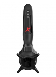 Чёрный вибростимулятор для головки члена с эффектом всасывания Vibrating Roto-Sucker - Pipedream - в Пушкино купить с доставкой