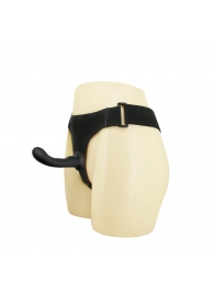 Страпон с изогнутой головкой Ultra Harness Curvy Dildo - 15,8 см. - Baile - купить с доставкой в Пушкино