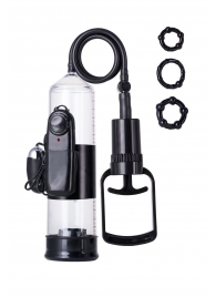 Вакуумная помпа A-toys с вибропулей и эрекционными кольцами - A-toys - в Пушкино купить с доставкой