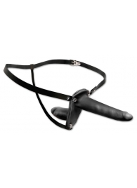 Женский страпон с вагинальной пробкой Double Penetrix Strap-on - 15 см. - Pipedream - купить с доставкой в Пушкино