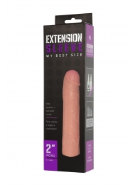 Насадка-удлинитель Extension sleeve телесного цвета - 18,5 см. - Sitabella - в Пушкино купить с доставкой