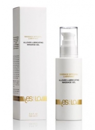 Массажный гель-смазка на силиконовой основе Allover Massage Gel - 100 мл. - YESforLOV - купить с доставкой в Пушкино