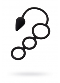 Тройное эрекционное кольцо с анальным хвостом Drop S-size - Erotist Adult Toys - в Пушкино купить с доставкой