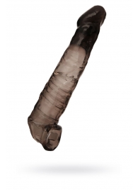 Чёрная насадка на пенис - 22,5 см. - ToyFa - в Пушкино купить с доставкой