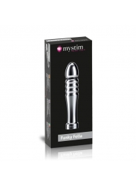 Ребристый фаллоимитатор для электростимуляции Funky Fella Rill Dildo - 13 см. - MyStim - купить с доставкой в Пушкино