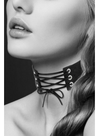 Оригинальный ошейник-чокер со шнуровкой - Bijoux Pour Toi - купить с доставкой в Пушкино
