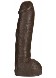Большая насадка для трусиков Vac-U-Lock Realistic Hung - 31,7 см. - Doc Johnson - купить с доставкой в Пушкино
