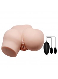 Телесный полуторс с двумя любовными тоннелями и вибрацией - Baile - в Пушкино купить с доставкой