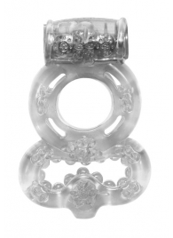 Прозрачное эрекционное кольцо Rings Treadle с подхватом - Lola Games - в Пушкино купить с доставкой