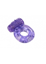 Фиолетовое эрекционное кольцо с вибрацией Rings Axle-pin - Lola Games - в Пушкино купить с доставкой
