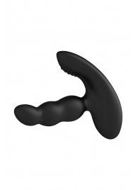 Черный силиконовый стимулятор простаты Levett Nitoc с пультом ДУ - Levett - в Пушкино купить с доставкой