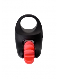 Чёрно-красное эрекционное виброкольцо Erotist - Erotist Adult Toys - в Пушкино купить с доставкой