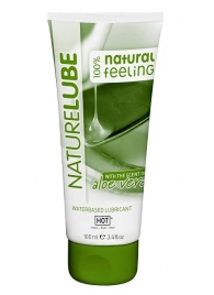 Лубрикант на водной основе NatureLube с алоэ вера - 100 мл. - HOT - купить с доставкой в Пушкино
