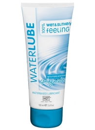 Лубрикант на основе чистой родниковой воды WaterLube - 100 мл. - HOT - купить с доставкой в Пушкино