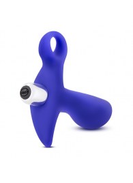 Синий стимулятор простаты с ручкой-кольцом Performance Prostimulator 02 - Blush Novelties - в Пушкино купить с доставкой