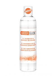 Гель-смазка 2-в-1 MASSAGE   LUBRICANT GUARANA - 300 мл. - Waterglide - купить с доставкой в Пушкино
