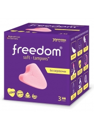 Женские гигиенические тампоны без веревочки FREEDOM mini - 3 шт. - Freedom - купить с доставкой в Пушкино