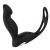 Черный вибромассажер простаты P-PLEASER W ERECTION ENHANCE - Dream Toys - в Пушкино купить с доставкой