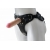 Черный пояс-трусики с двумя насадками Soft-Dolli - 16,5 и 10,5 см. - LOVETOY (А-Полимер) - купить с доставкой в Пушкино