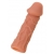 Телесная реалистичная насадка KOKOS Extreme Sleeve 05 с дополнительной стимуляцией - 12,7 см. - KOKOS - в Пушкино купить с доставкой