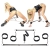 Комплект наручников и наножников с распорками Spread  em Bar and Cuff Set - Pipedream - купить с доставкой в Пушкино