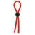Красное эрекционное лассо с одной бусинкой-утяжкой STRETCHY THICK LASSO - Dream Toys - в Пушкино купить с доставкой