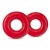 Набор из 2 красных эрекционных колец DONUT RINGS OVERSIZED - Blush Novelties - в Пушкино купить с доставкой