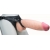 Телесный реалистичный фаллоимитатор на черных трусиках Real Big Strap-On - 34,5 см. - LOVETOY (А-Полимер) - купить с доставкой в Пушкино