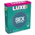 Ребристые презервативы LUXE Royal Sex Machine - 3 шт. - Luxe - купить с доставкой в Пушкино