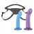 Страпон унисекс Beginners Strap-On с 2 насадками - 15 и 13 см. - Lux Fetish - купить с доставкой в Пушкино