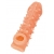 Телесная закрытая насадка с пупырышками Cock Sleeve Size L - 17,6 см. - KOKOS - в Пушкино купить с доставкой