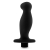 Черный анальный вибромассажёр Silicone Vibrating Prostate Massager 02 - 10,8 см. - Blush Novelties - в Пушкино купить с доставкой