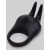Черное эрекционное виброкольцо Sensation Rechargeable Vibrating Rabbit Love Ring - Fifty Shades of Grey - в Пушкино купить с доставкой
