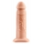 Телесный реалистичный фаллоимитатор с полостью Silicone Hollow Extension - 20 см. - Pipedream - купить с доставкой в Пушкино