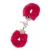 Металлические наручники с красной меховой опушкой METAL HANDCUFF WITH PLUSH RED - Dream Toys - купить с доставкой в Пушкино