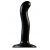 Черный фаллоимитатор-насадка Strap-On-Me P G spot Dildo size S - 16,4 см. - Strap-on-me - купить с доставкой в Пушкино