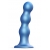 Голубая насадка Strap-On-Me Dildo Plug Balls size L - Strap-on-me - купить с доставкой в Пушкино