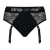 Черные трусики для насадок Diva Lingerie Harness - size S - Strap-on-me - купить с доставкой в Пушкино