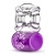 Фиолетовое эрекционное виброкольцо Pleaser Rechargeable C-Ring - Blush Novelties - в Пушкино купить с доставкой